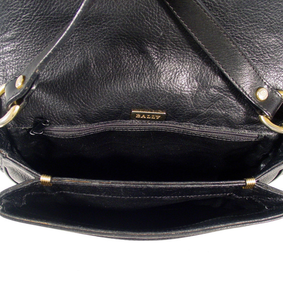 BALLY Authentic Vintage Leather Flap Crossbody Bag - Picture 6 of 7